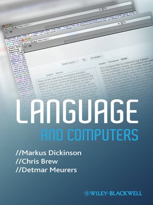 cover image of Language and Computers